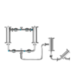 Three-level filtration systems, 20-5-3 microns