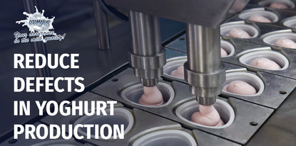 Reduce defects in yoghurt production