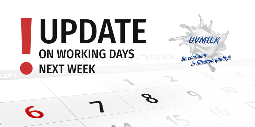 Update on working days next week