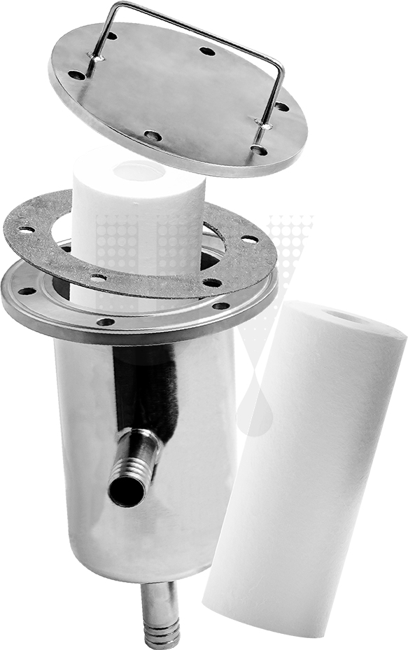Корпус топливного фильтра UVPETROL® для бензовоза